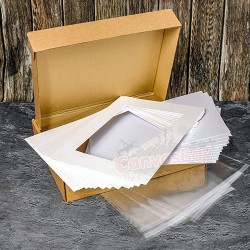 10x10" to take 8x8" Mount, Back & Bag Sets